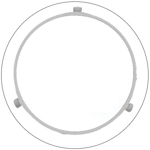 Samsung Microwave Tray Guide Roller - 9 7/8" Dia. - PN: DE61-00377A - (Refurbished - Like New)