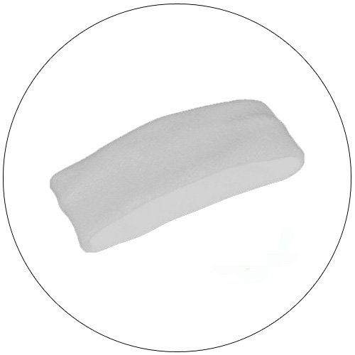 Soft Stretchable Chill Fleece Headband / Earband - Color: White