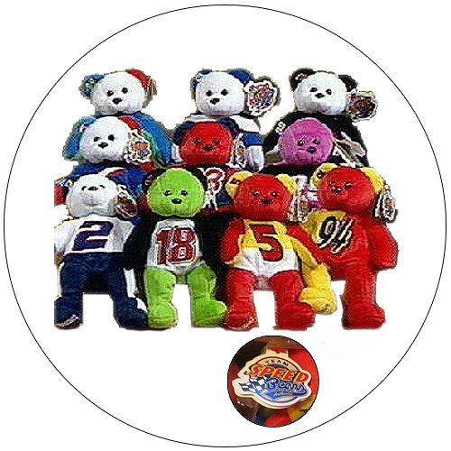 Team Beans NASCAR "Speed Beans" Complete 10 Driver Set Issued 1999