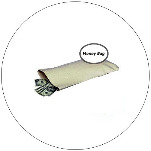 Heavy Duty Cotton Duck Money Bag - PM Company - No. 4627