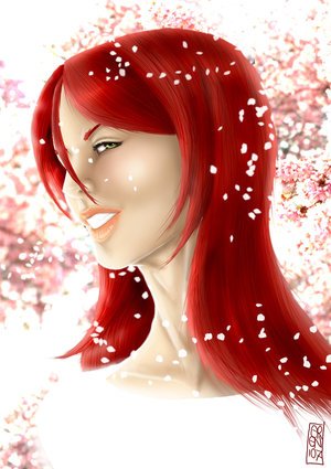 The Rose And The Cherry Tree