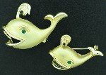 Gold Tone Whale Scatter Pin Set BRO2157