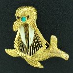 Walrus Figural Pin BRO2160