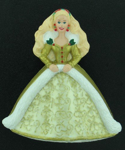 Hallmark Cards Inc 1996 Holiday Barbie Brooch Bro2155