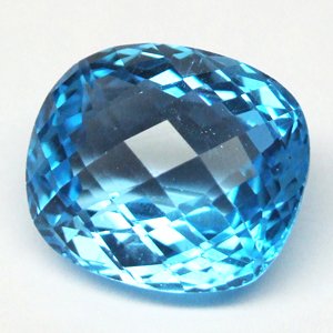 Look!!! 21.21ct Natural Sparkling Blue Topaz