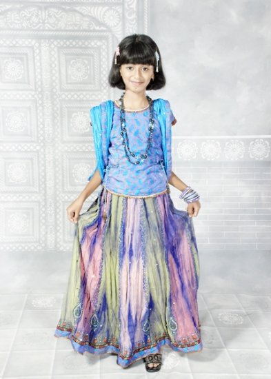 Blue Lehnga 011