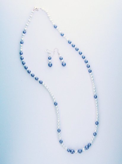 Enchanted Classic Pearl Necklace and Earrings