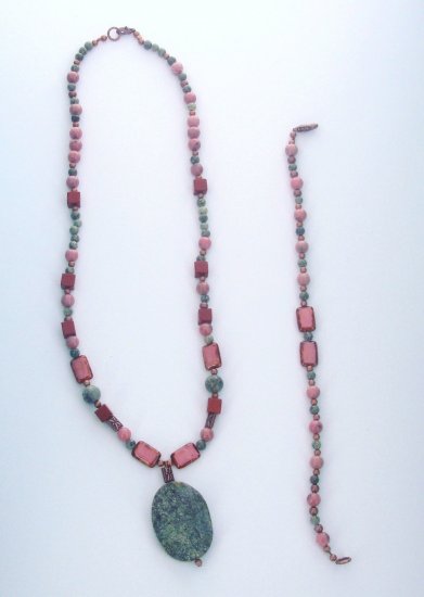 Forest Princess Necklace and Bracelet