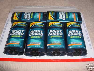NEW LOT/PACK of 4 RIGHT GUARD SPORT ANTI-PERSPIRANT DEODORANT **