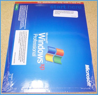 MICROSOFT WINDOWS XP Pro Professional 32-bit FULL w/SP3 COA & Sealed New (Unopened)