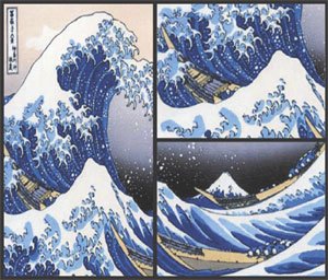 Hokusai Masterpiece Art Soap 3 Bar Set Handcrafted USA
