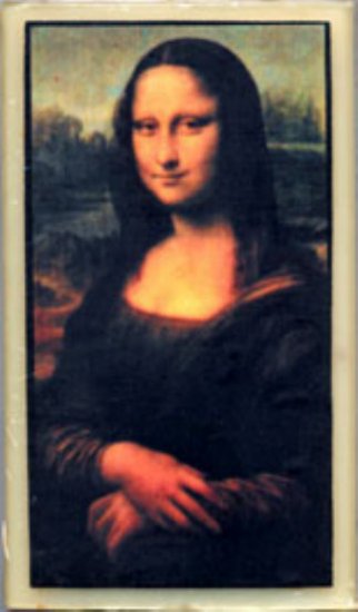 Mona Lisa Masterpiece Art Soap Bar Handcrafted USA