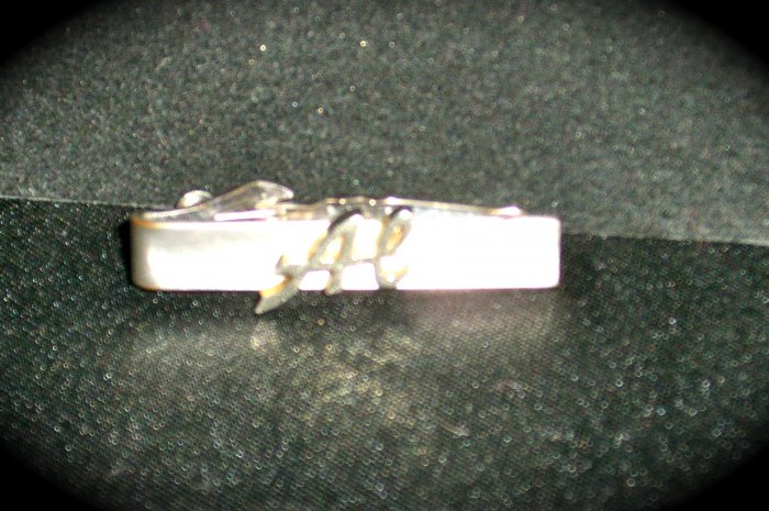 Swank Mens Tie clip silver Tone & Gold tone