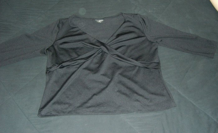 Lane Bryant Black Women Blouse