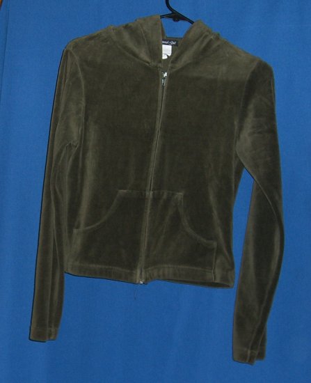 Material Girl Hooded Zipper Sweatshirt