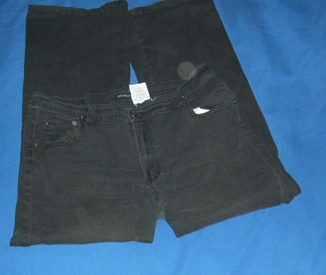 Jordache Womens Black Stretchy Jeans