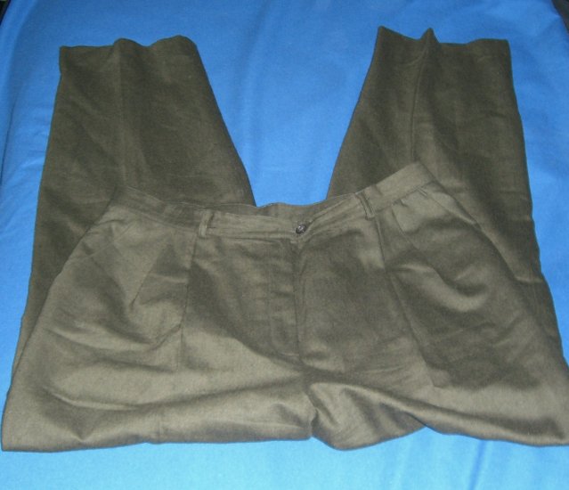 Mens Ralph Lauren 100% Wool Tailored Slacks Pre-Ownend