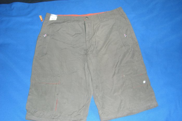 Mens Utility Shorts Army Green & Orange Lining New With Tags