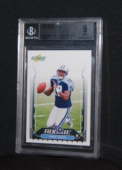 Vince Young#340 2006 Score Graded Rookie Card 9 MINT
