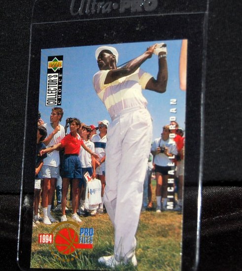 Michael Jordan Pro-files 1994 Upper Deck #204 M.J. Playing Golf