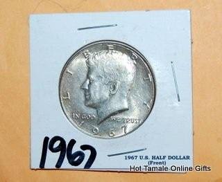 1967 KENNEDY HALF DOLLAR. BRILLIANT UNCIRCULATED.