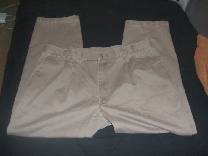 Dockers Tan Mens Khaki Slacks Pre-washed