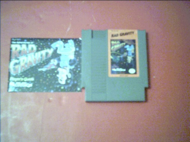 RAD GRAVITY WITH BOOKLET *TESTED* NINTENDO 8 BIT NES