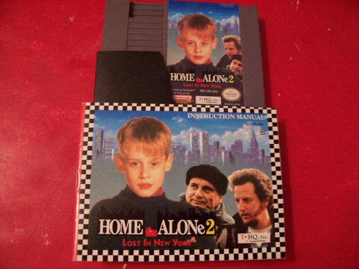 HOME ALONE 2 WITH BOOKLET *TESTED* NINTENDO
