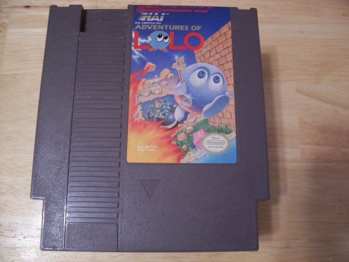 THE ADVENTURES OF LOLO ( NINTENDO ) *TESTED*