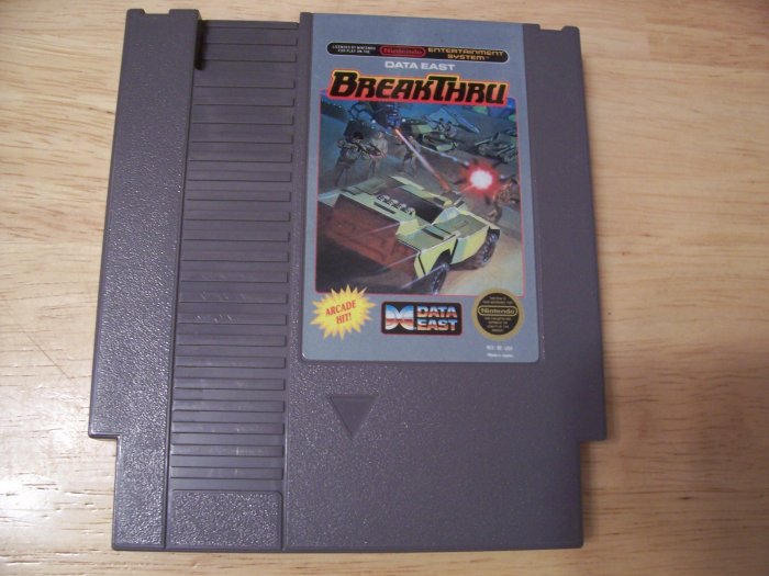 BREAKTHRU BY DATA EAST (NES) TESTED