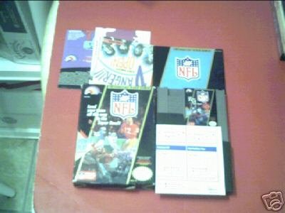 NFL Football (Nintendo) COMPLETE IN BOX WITH BOOK NES
