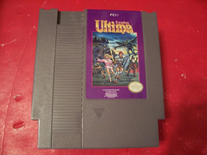 ULTIMA EXODUS BY FCI Nintendo TESTED 8 BIT NES
