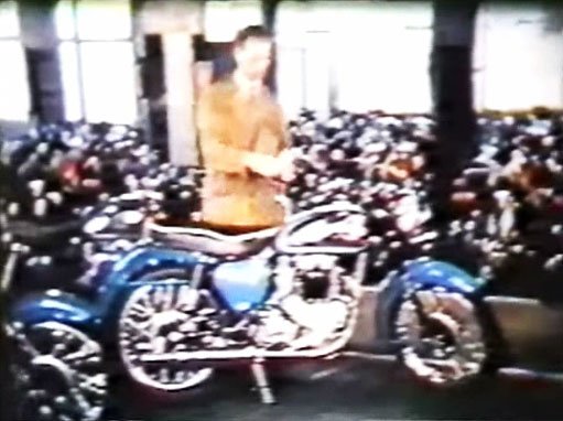 BSA Motorcycle Factory Tour Movie 1958.