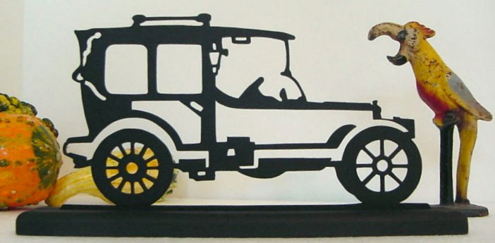 1910-20 Fiat Model 2 Decorative Wood Silhouette