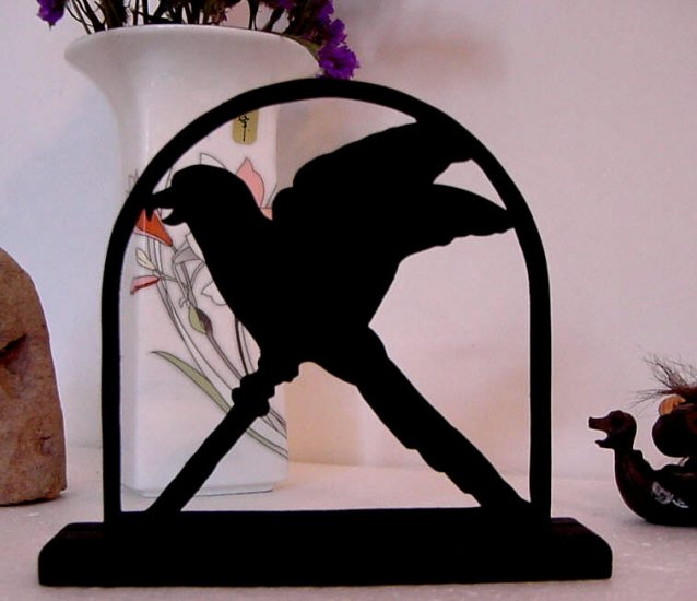 Bird, Screaming Macaw Hand-cut Decorative Wood Silhouettes