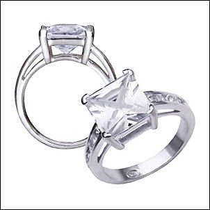 1.2 CT Platinum Rhodium Ring