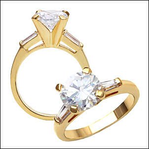 1.5 CT Solitaire Gold Ring