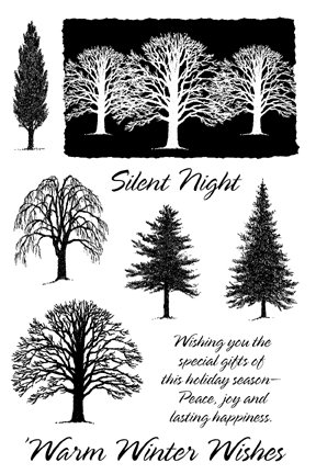 I/O Clear - Winter Trees