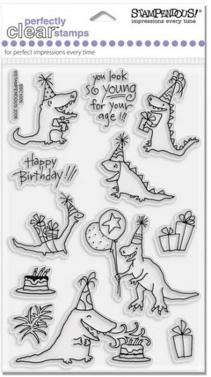 Stampendous Clear - Prehistoric Party