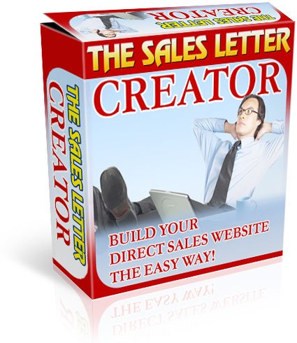 Easy to use Sales Letter Creator eBook