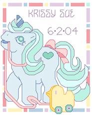My Little Pony Birth Sampler
