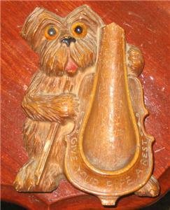 Vintage DOG Pipestand Pipe Holder Rest TOBBACIANA Collectible