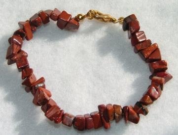 All-Natural Red Jasper Bracelet