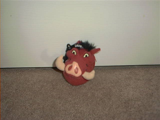 LION KING PUMBAA'S WILD ANIMAL JOKE BOOK PLUSH KEYCHAIN