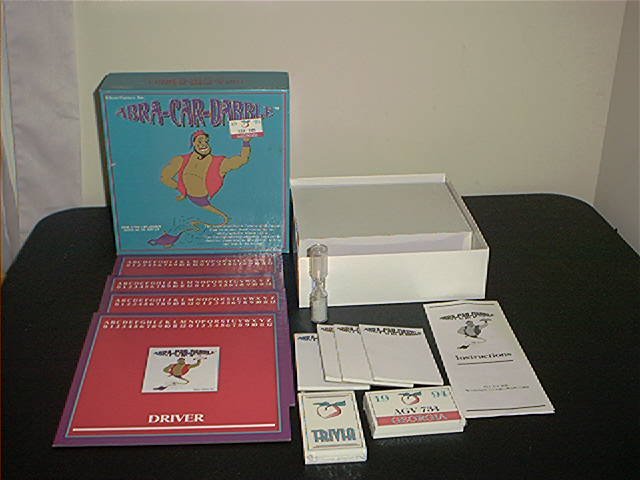 ABRA CAR DABBLE EDUCATIONAL FAMILY BOARD GAME UNUSED