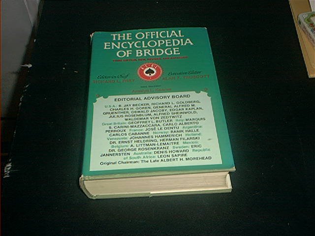 THE OFFICIAL ENCYCLOPEDIA OF BRIDGE BOOK 3RD EDITION