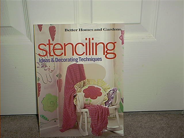 STENCILING Ideas & Decorating Techniques Book NEW! FIRST EDITION!