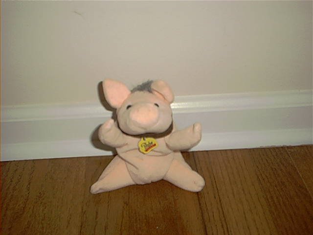 BABE Plush Bean Bag - Pig In The City 7"