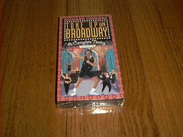 RICHARD SIMMONS TONE UP ON BROADWAY A COMPLETE TONING WORKOUT VHS BRAND NEW & SEALED