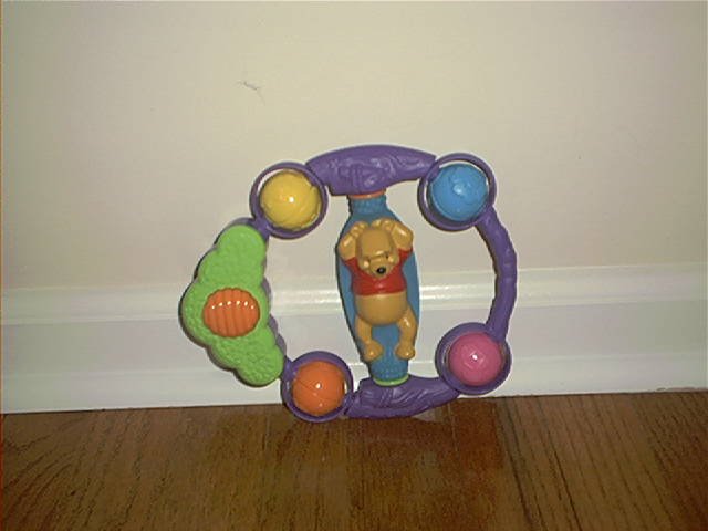 DISNEY WINNIE THE POOH MUSICAL BABY RATTLE EXCELLENT CONDITION